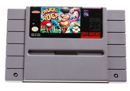 Chuck Rock NTSC Cart SNES