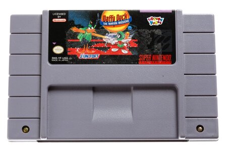 Daffy Duck Marvin Missions NTSC SNES Cart