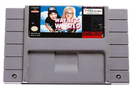 Wayne&#039;s World NTSC SNES Cart