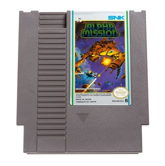 Alpha Mission NES Cart