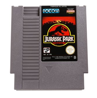 Jurassic Park NES Cart