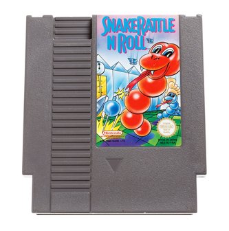Snake Rattle n Roll NES Cart
