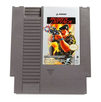 Rush n Attack NES Cart