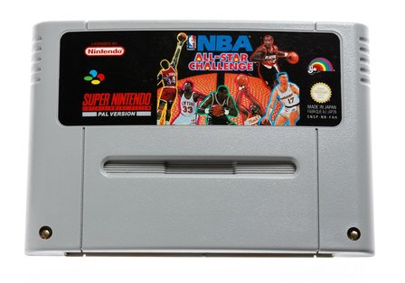 NBA All Star Challenge SNES Cart