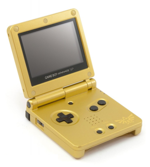 Custom Gameboy Advance SP Zelda Edition