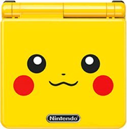 Custom Gameboy Advance SP Pikachu Edition