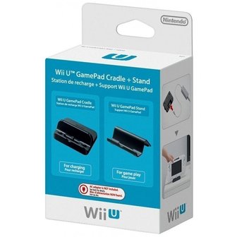 Nintendo Wii U Gamepad Cradle + Stand