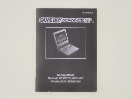 Gameboy Advance SP Console Manual