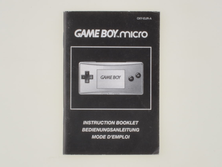 Gameboy Micro Console Manual
