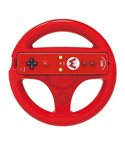 Nintendo Wii Steering Wheel - Red (front)