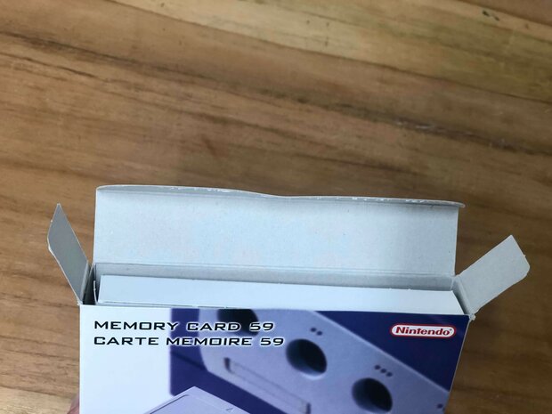 Originele Gamecube Memory Card 59 Bloks [Complete]