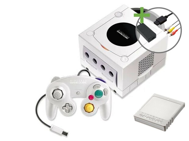 Nintendo Gamecube Starters Pack - Pearl Edition