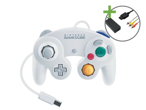 Nintendo Gamecube Starters Pack - Pearl Edition