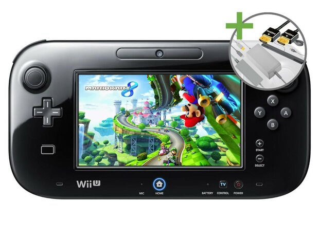 Nintendo Wii-U Starter Pack - Mario Kart 8 Edition (Black)