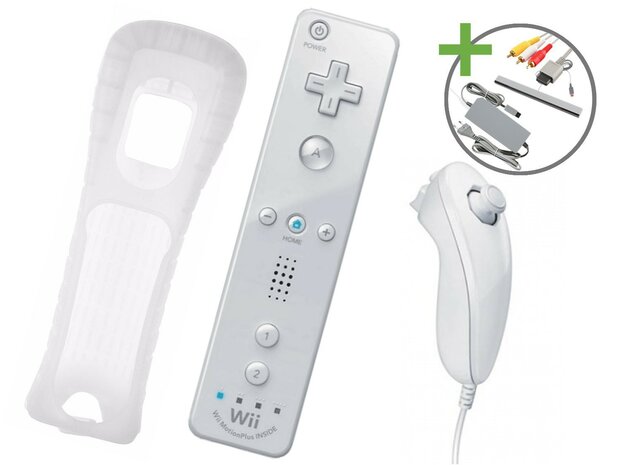 Nintendo Wii Starter Pack - Mario Kart Motion Plus Edition (White)