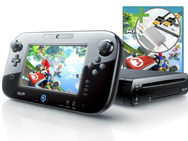 Nintendo Wii U Starter Pack - Mario Kart 8 Edition [Complete]