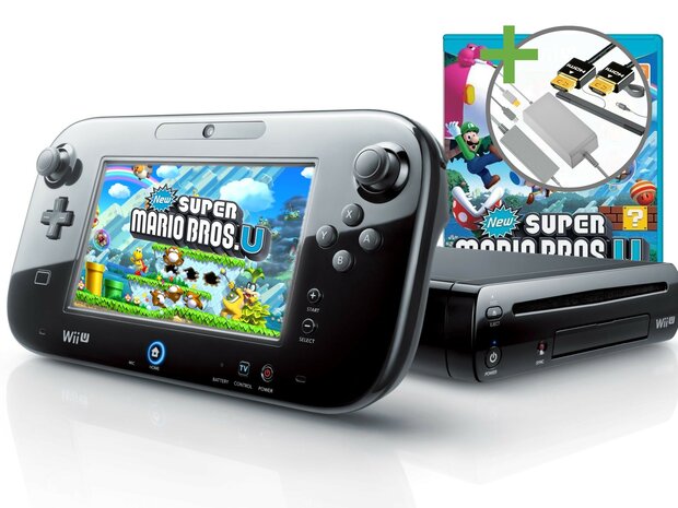 Nintendo Wii U Starter Pack - New Super Mario Bros. U + New Super Luigi U Edition [Complete]