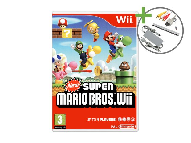 Nintendo Wii Mini Starter Pack - New Super Mario Bros. Wii Edition