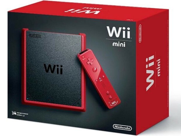 Nintendo Wii Console Mini Red [Complete]