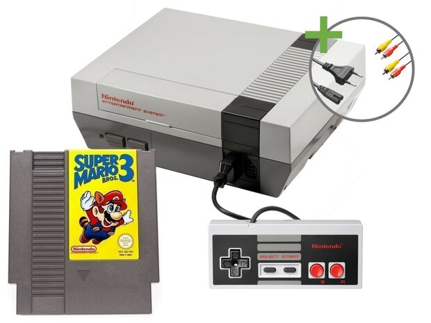 Nintendo NES Starter Pack - Super Mario Bros. 3 Control Deck Edition [Complete]