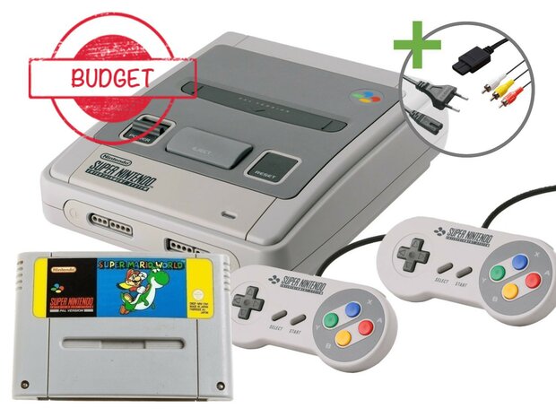 Super Nintendo Starter Pack - Super Mario World Edition - Budget