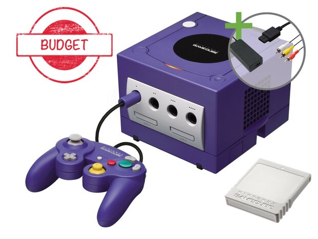 Nintendo Gamecube Starter Pack - Purple Edition - Budget