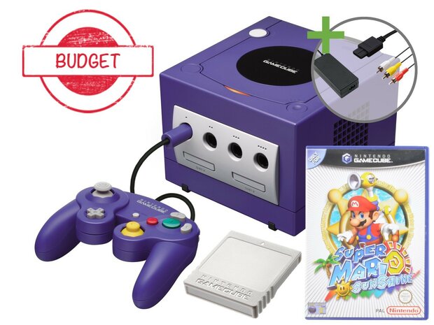 Nintendo Gamecube Starter Pack - Super Mario Sunshine Edition - Budget