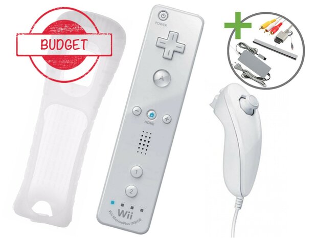 Nintendo Wii Starter Pack - Motion Plus White Edition - Budget