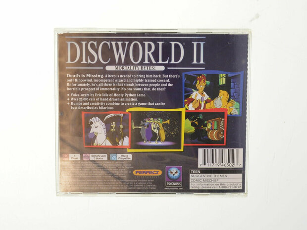 Disc World 2 Mortality Bites - Playstation 1 - NTSC