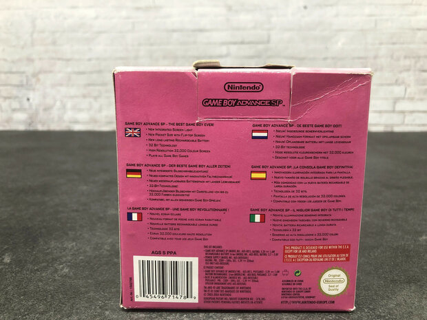 Gameboy Advance SP Pink [Complete]