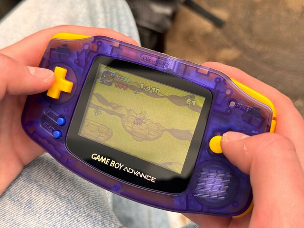 Gameboy Advance IPS Limited Wario Edition + Wario Land 4