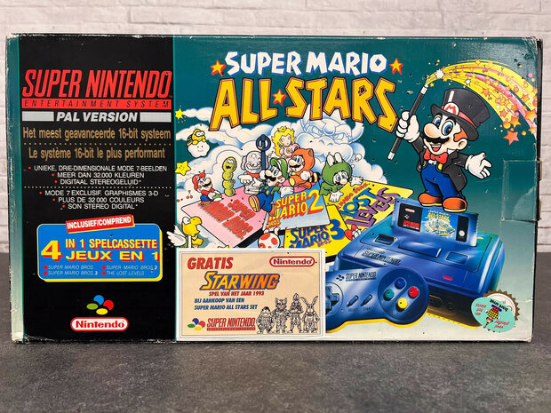 Super Nintendo Starter Pack - Super Mario All Stars Edition [Complete]