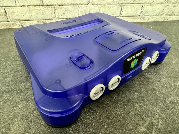 Nintendo 64 Console Grape Purple + Controller (with Protector) [Complete]