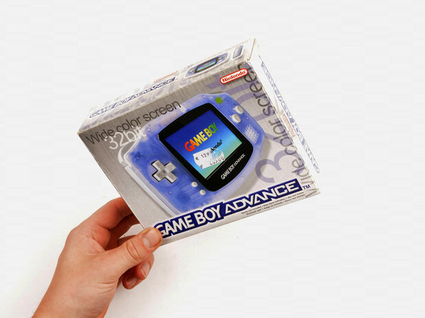 Gameboy Advance Transparent Blue [Complete]