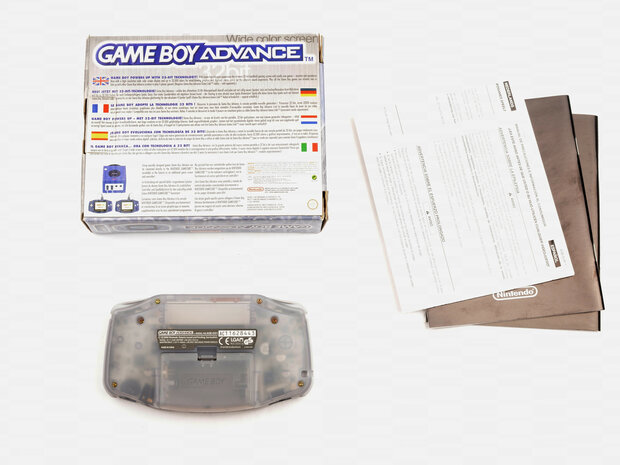 Gameboy Advance Transparent Blue [Complete]