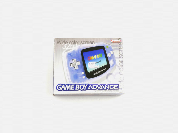 Gameboy Advance Transparent Blue [Complete]