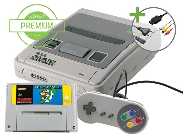 Super Nintendo Starter Pack - Value Edition of Super Mario World Edition - Premium