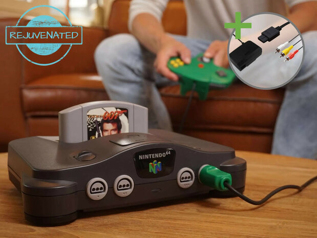 Nintendo 64 Starter Pack - Control Deck Edition - Rejuvenated