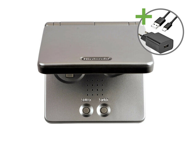 Gameboy Advance SP Silver - USB-C & IPS V5