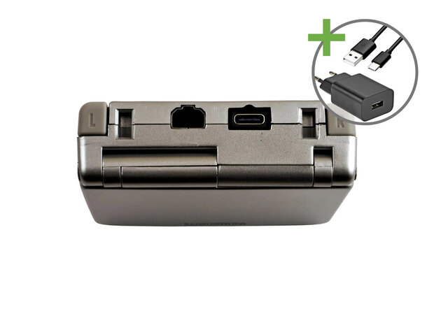 Gameboy Advance SP Silver - USB-C & IPS V5