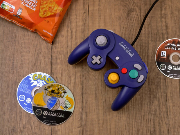 Original Gamecube Controller Crystal Purple