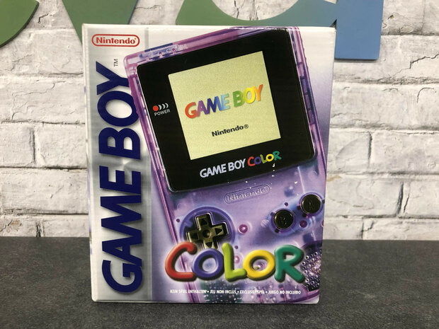Gameboy Color Transparent Purple [Complete]