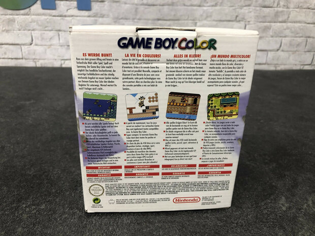 Gameboy Color Transparent Purple [Complete]