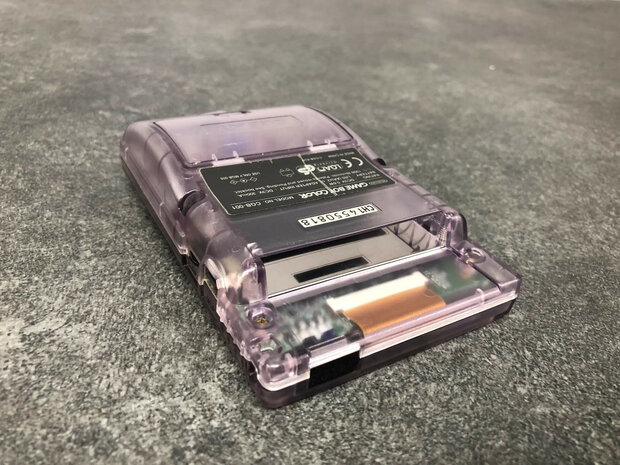 Gameboy Color Transparent Purple [Complete]