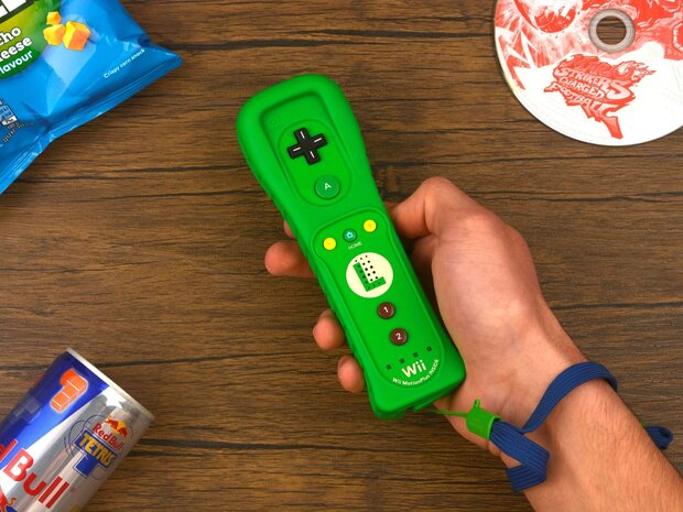 Nintendo Wii Remote Controller Motion Plus Luigi
