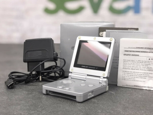 Gameboy Advance SP Silver Premium [Complete]