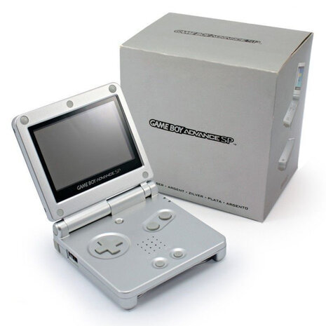 Gameboy Advance SP Silver [Complete]