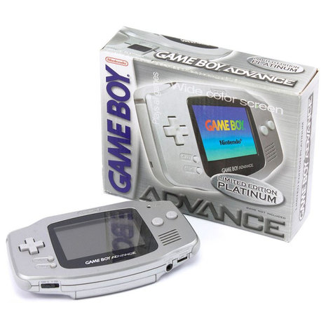 Gameboy Advance Silver / Platinum [Complete]