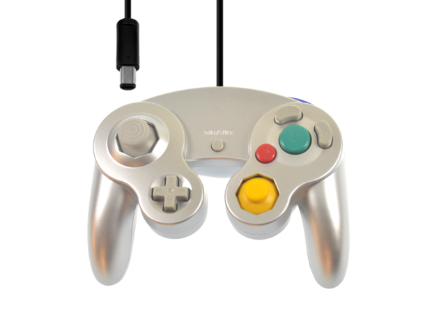 Neuer Gamecube Controller Silver