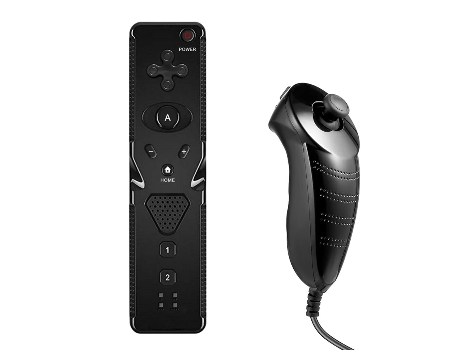 Nintendo Wii Remote Controller Nunchuck Black Nieuw